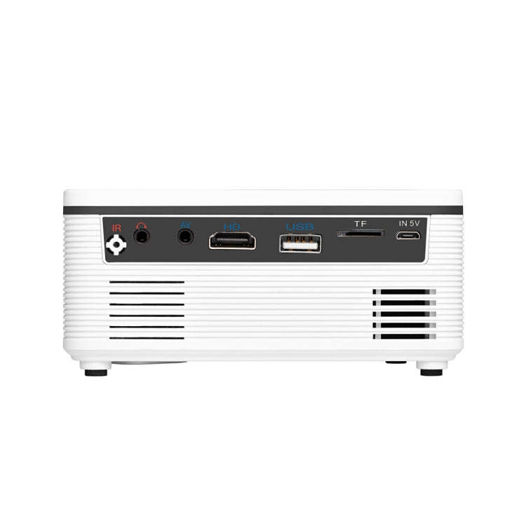 S361 80 lumens 320 x 240 Pixel Portable Mini Projector, Support 1080P, EU Plug(White)