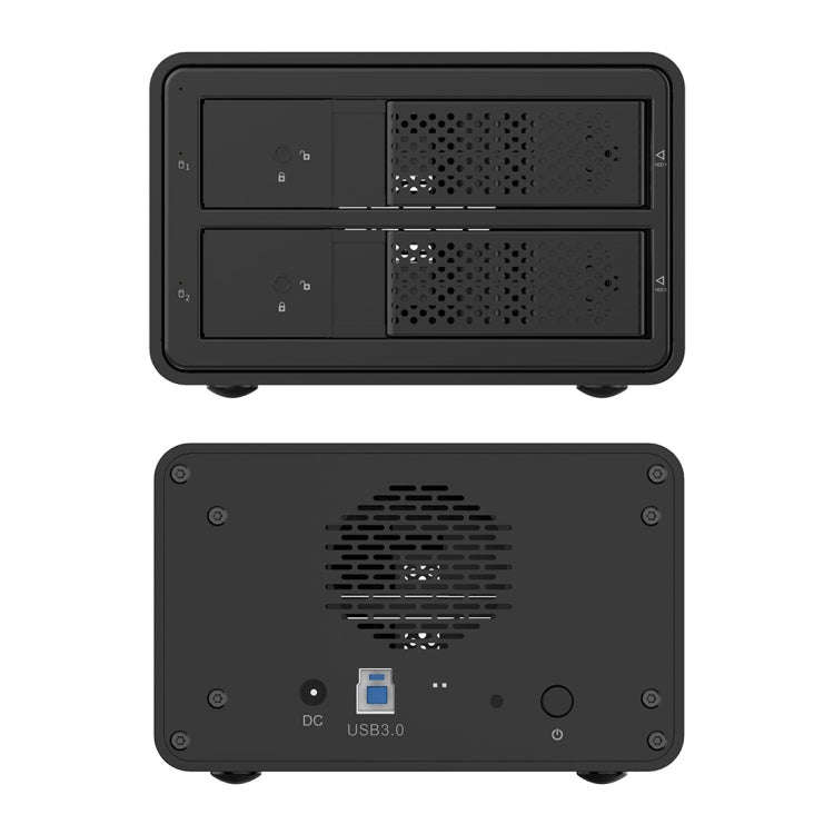 ORICO 9528U3 3.5-Inch External Hard Drive Enclosure(Black)