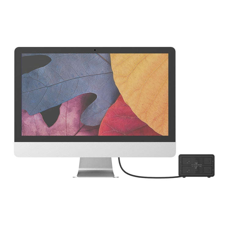 ORICO 9528RU3 3.5-Inch External Hard Drive Enclosure with RAID(Black)