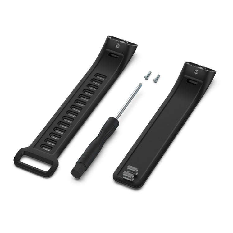 For Huawei Band 2 Pro / Band 2 / ERS-B19 / ERS-B29 Sports Bracelet Silicone Watch Band(Black)