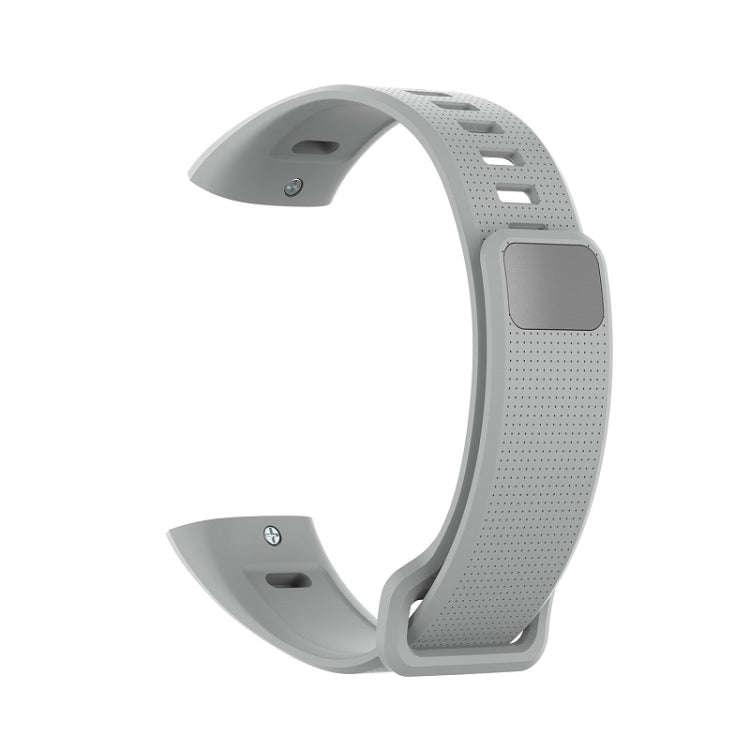 For Huawei Band 2 Pro / Band 2 / ERS-B19 / ERS-B29 Sports Bracelet Silicone Watch Band(Gray)