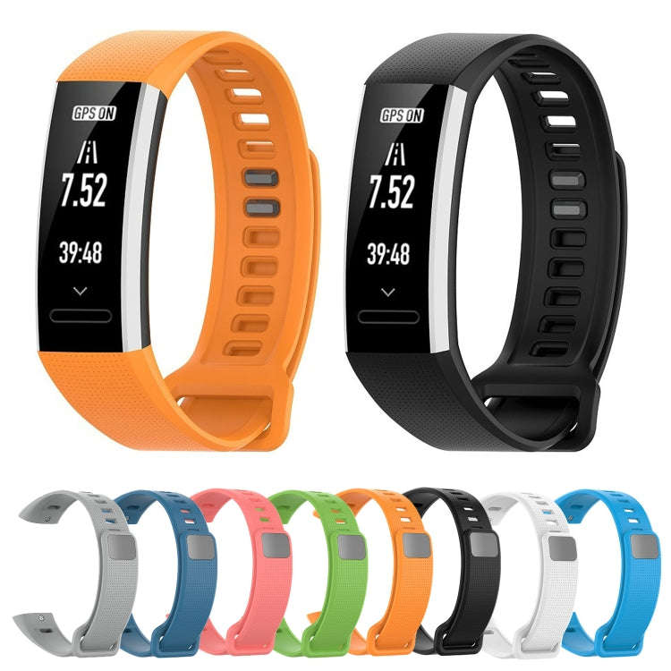 For Huawei Band 2 Pro / Band 2 / ERS-B19 / ERS-B29 Sports Bracelet Silicone Watch Band(Blue)