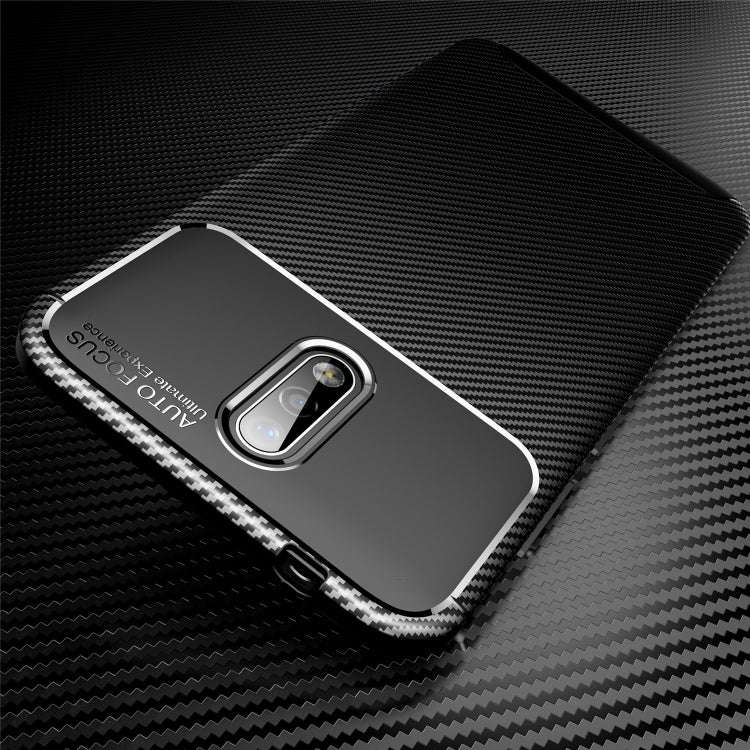 For NOKIA 2.3  Carbon Fiber Texture Shockproof TPU Case(Brown)