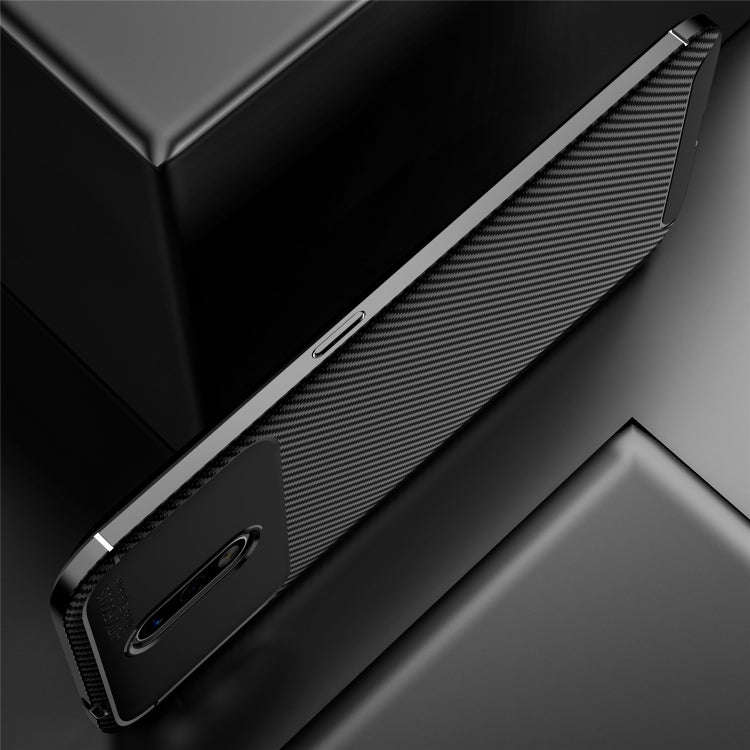 For NOKIA 2.3  Carbon Fiber Texture Shockproof TPU Case(Brown)