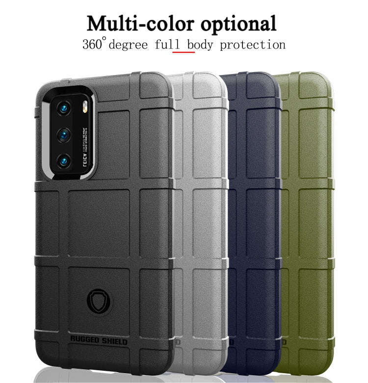 For Huawei P40 Full Coverage Shockproof TPU Case(Blue)