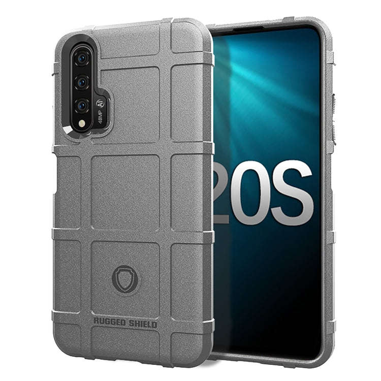 For Huawei Honor 20S Full Coverage Shockproof TPU Case(Grey)