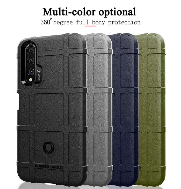 For Huawei Honor 20S Full Coverage Shockproof TPU Case(Grey)