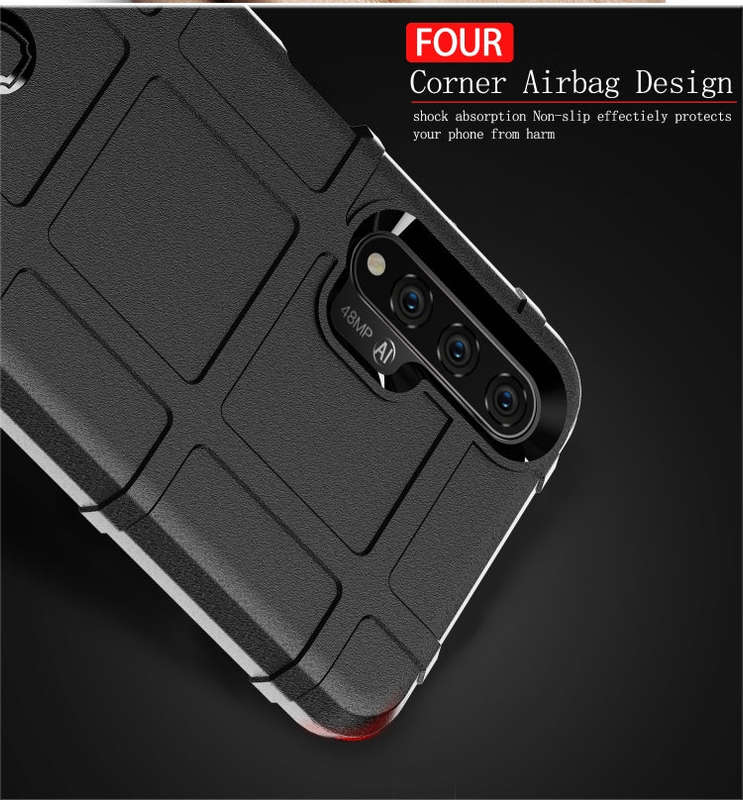 For Huawei Honor 20S Full Coverage Shockproof TPU Case(Grey)