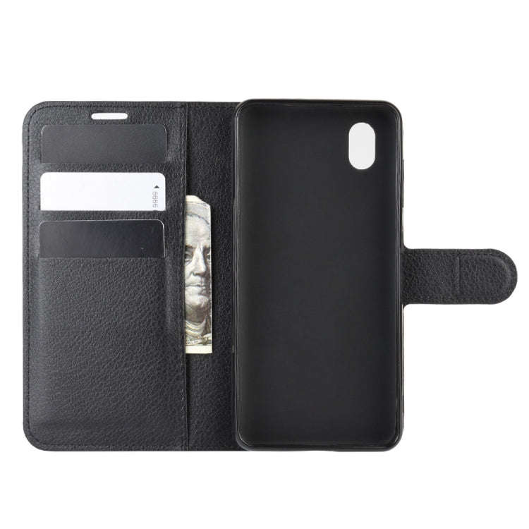 For ZTE Blade A3 2020 Litchi Texture Horizontal Flip Protective Case with Holder & Card Slots & W...