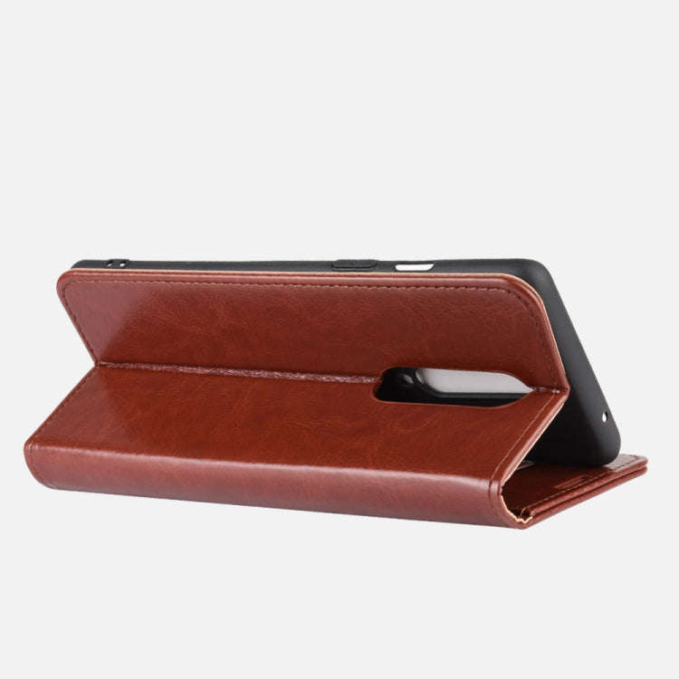 For OnePlus 8 R64 Texture Single Horizontal Flip Protective Case with Holder & Card Slots & Walle...