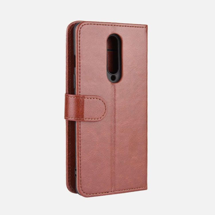 For OnePlus 8 R64 Texture Single Horizontal Flip Protective Case with Holder & Card Slots & Walle...