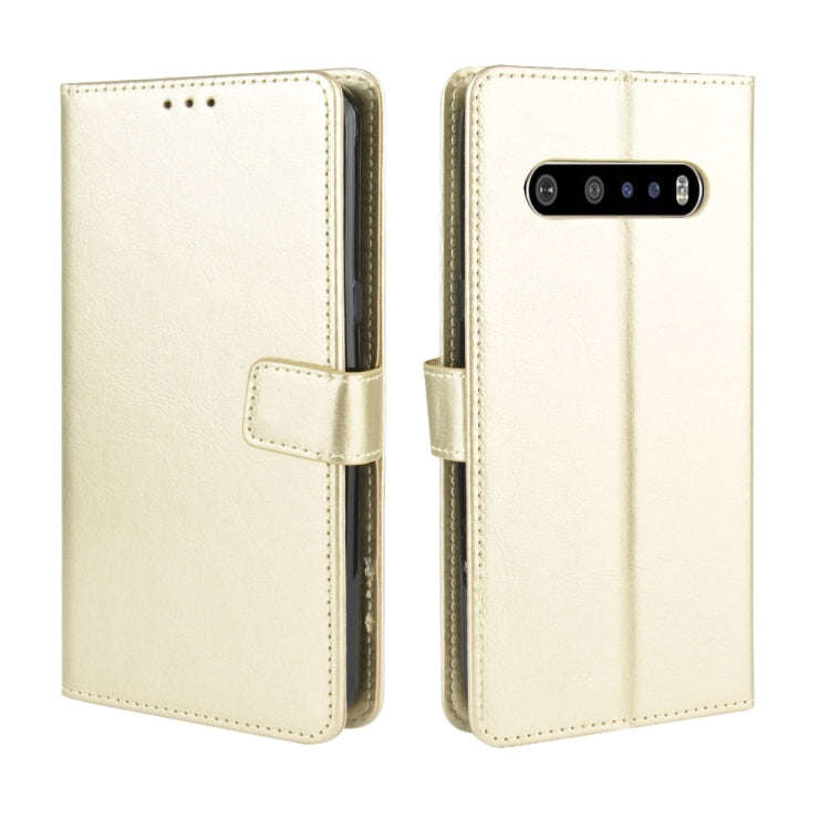 For LG V60 ThinQ 5G Retro Crazy Horse Texture Horizontal Flip Leather Case , with Holder & Card S...