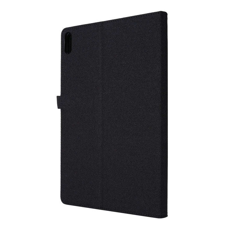 For Huawei Matepad Pro 10.8 Fabric + TPU Flat Protective case With Name Card Clip(Black)