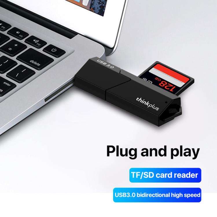 Lenovo D204 USB3.0 Two in One Card Reader