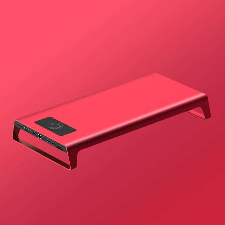 95109 Type-C To HDMI + VGA + RJ45 + USB3.0 x 2 11 in One Multi-Function Adapter and Computer Base