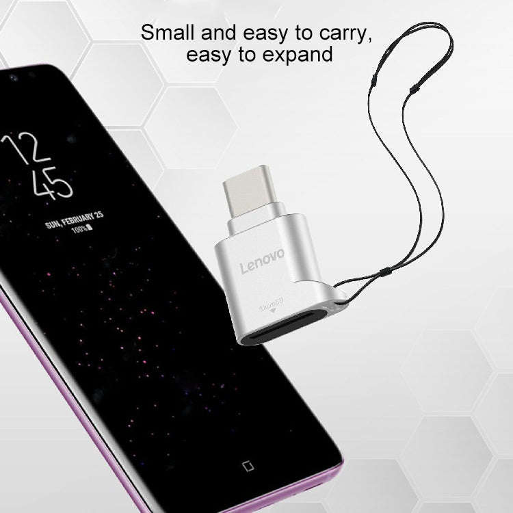 Lenovo D201 USB-C / Type-C To TF Card Reader