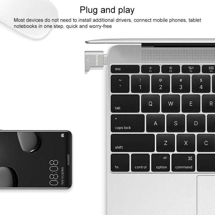 Lenovo D201 USB-C / Type-C To TF Card Reader
