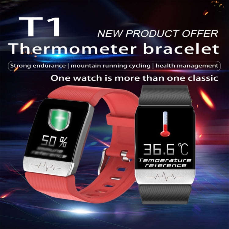 T1 1.14 inch Color Screen Smart Watch IP67 Waterproof,Support Call Reminder /Heart Rate Monitorin...