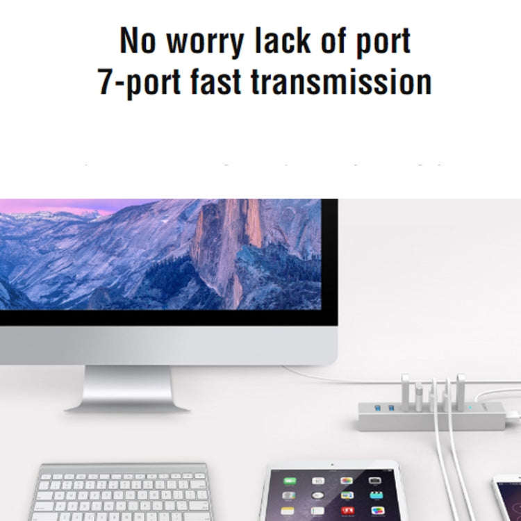 ORICO ASH7-U3 Aluminum Alloy 7 Ports USB 3.0 HUB