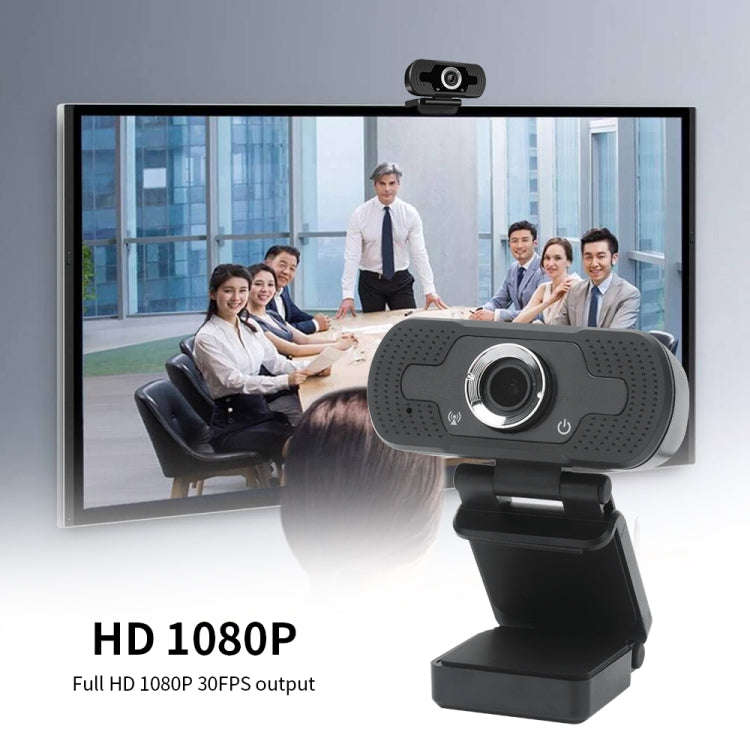 Full HD 1080P Web Camera With Noise Cancellation Microphone Skype Streaming Live Camera for Compu...