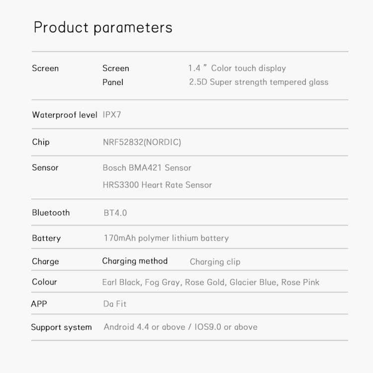 P8 1.4 inch Color Screen Smart Watch IPX7 Waterproof,Support Call Reminder /Heart Rate Monitoring...