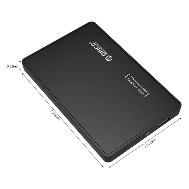 ORICO 2588US3-V1 2.5 inch USB3.0 Hard Drive Enclosure(Black)
