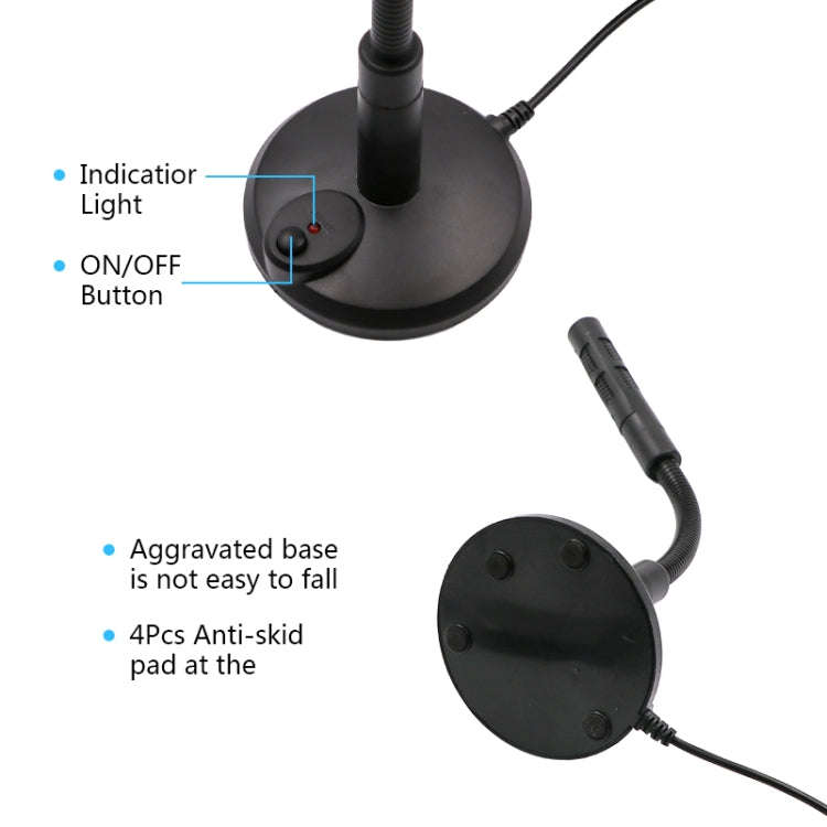 Mini Microphone Micro Voice Changer USB Gaming Condenser Microphone for Computer