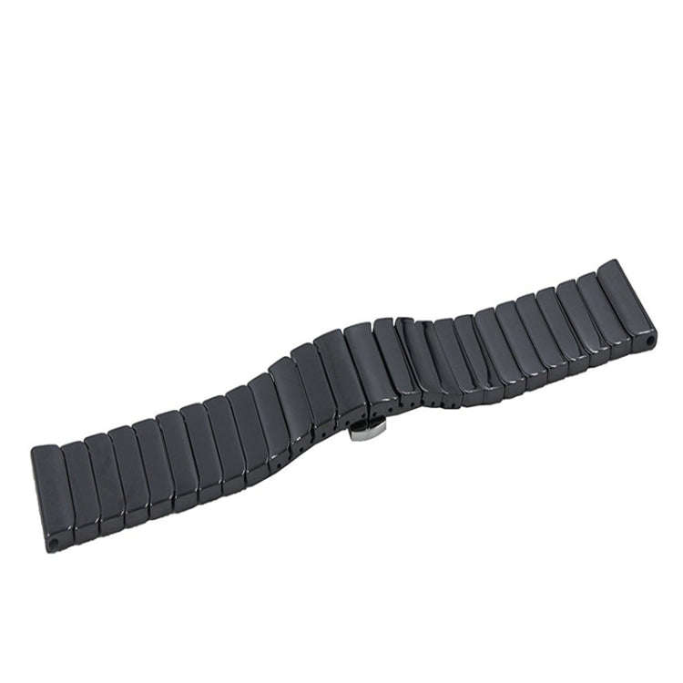 22mm For Huawei Watch GT2e GT2 46mm Ceramic Watch Band(Black)