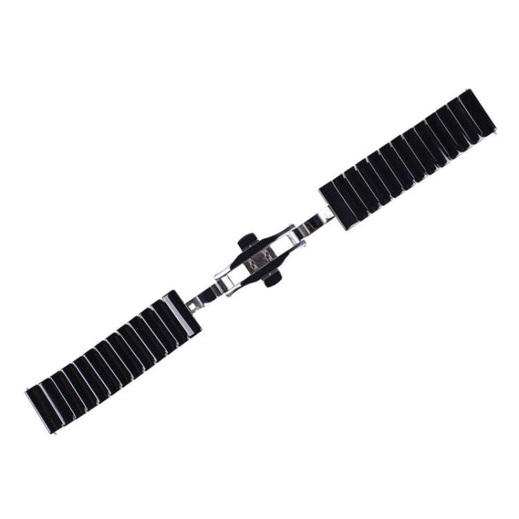 22mm For Huawei Watch GT2e GT2 46mm Ceramic Watch Band(Black)