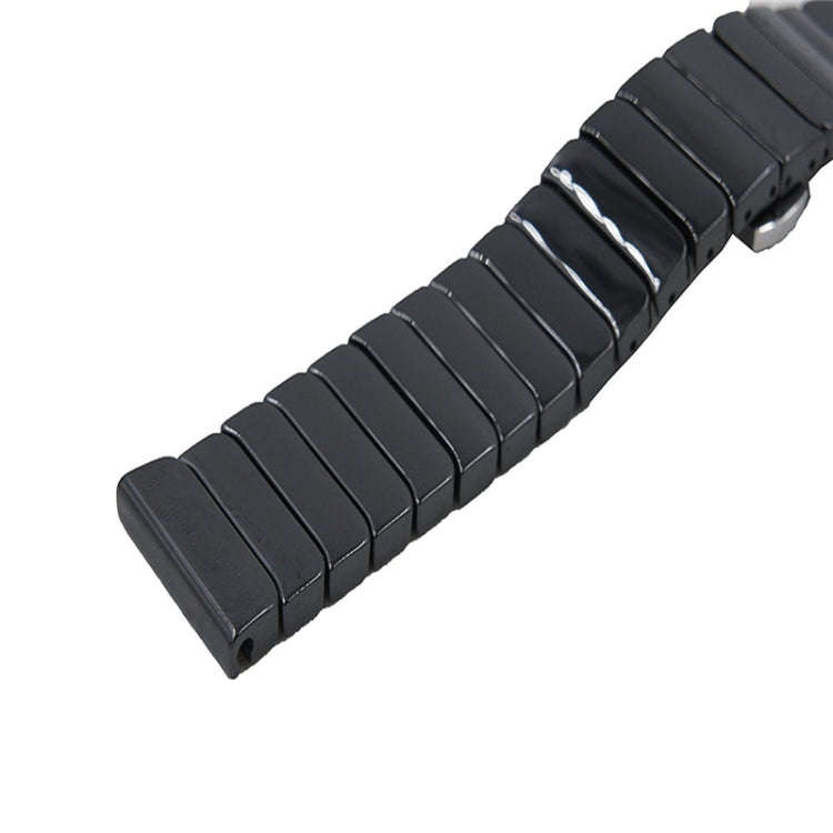 22mm For Huawei Watch GT2e GT2 46mm Ceramic Watch Band(Black)