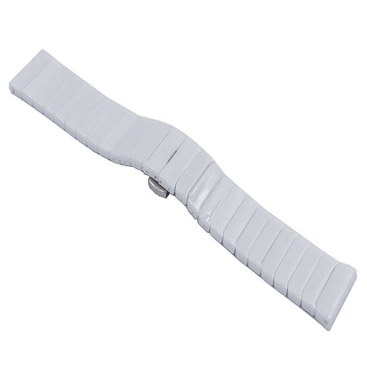 22mm For Huawei Watch GT2e GT2 46mm Ceramic Watch Band(White)