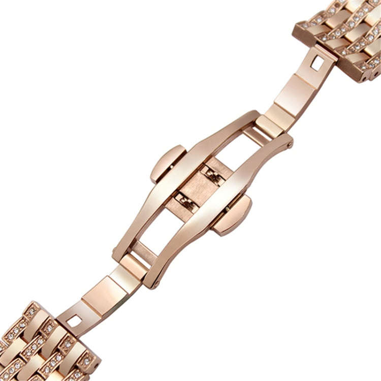 22mm For Huawei Watch GT2e GT2 46mm Aluminum alloy Masonry strap(Rose gold)