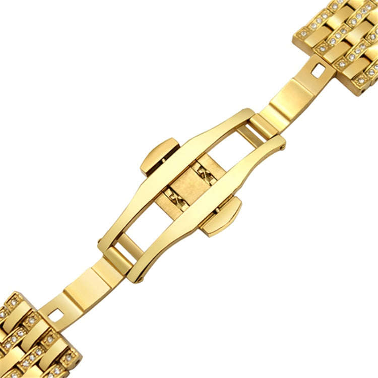 22mm For Huawei Watch GT2e GT2 46mm Aluminum alloy Masonry strap(Golden)