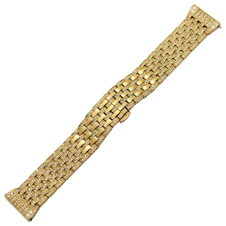 22mm For Huawei Watch GT2e GT2 46mm Aluminum alloy Masonry strap(Golden)