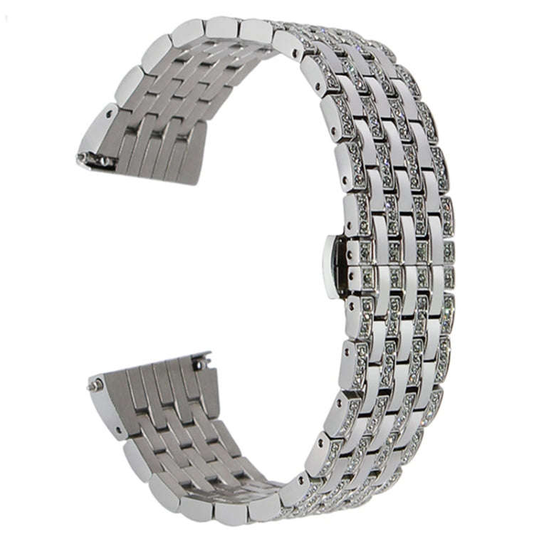 22mm For Huawei Watch GT2e GT2 46mm Aluminum alloy Masonry strap(Silver)