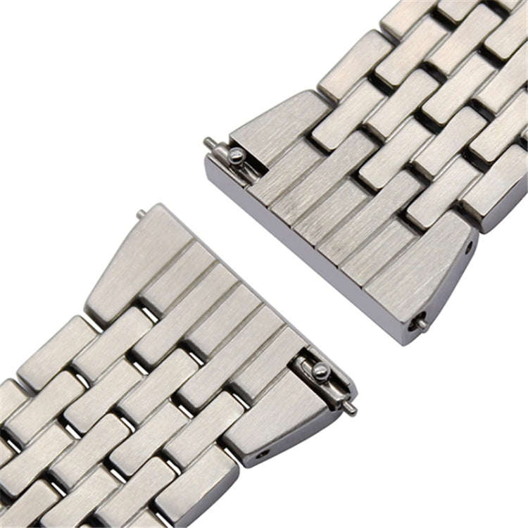 22mm For Huawei Watch GT2e GT2 46mm Aluminum alloy Masonry strap(Silver)
