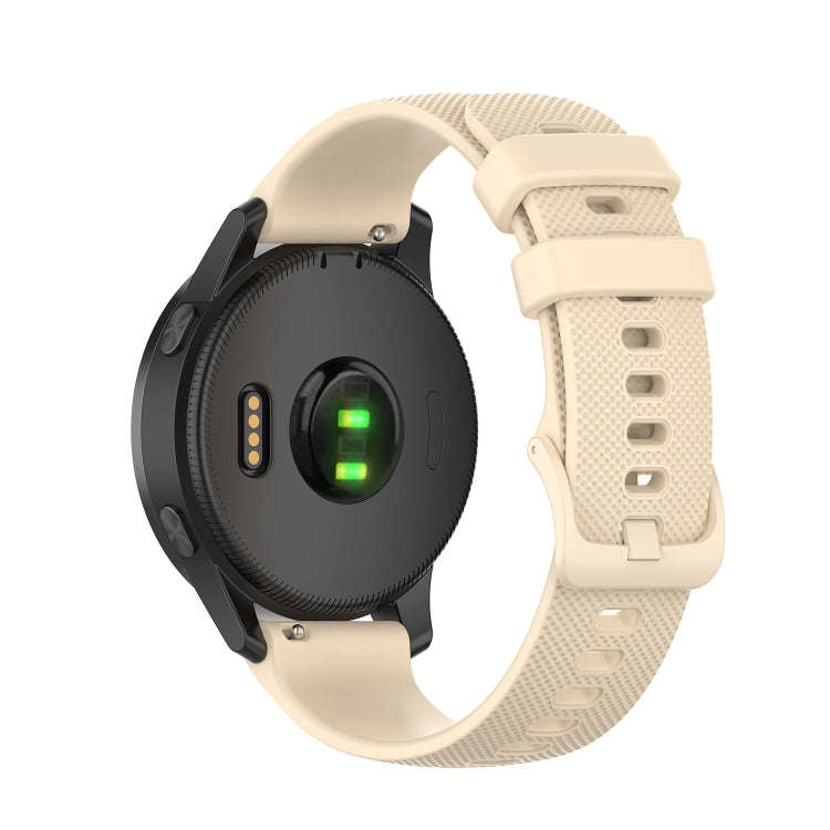 22mm For Huawei Watch GT2e GT2 46mm Silicone Watch Band(Beige)