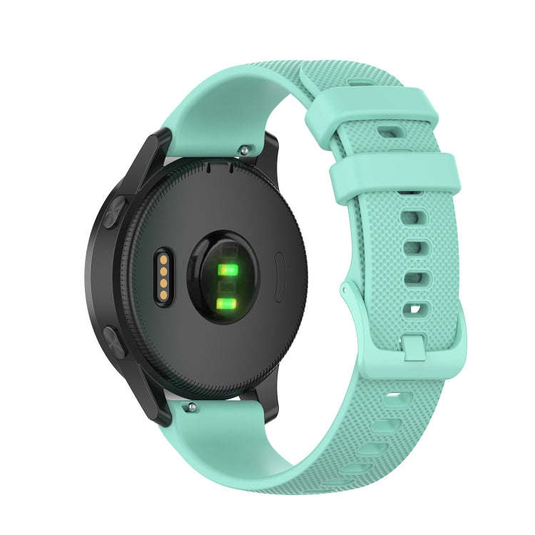 22mm For Huawei Watch GT2e GT2 46mm Silicone Watch Band(Teal Green)