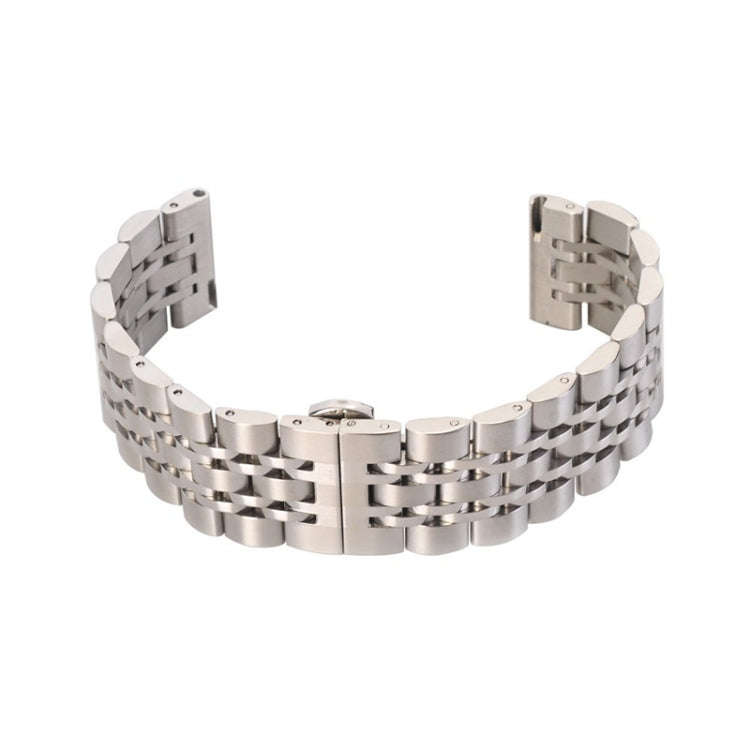 22mm For Huawei Watch GT2e GT2 46mm Seven Stainless Steel Watch Band(Silver)
