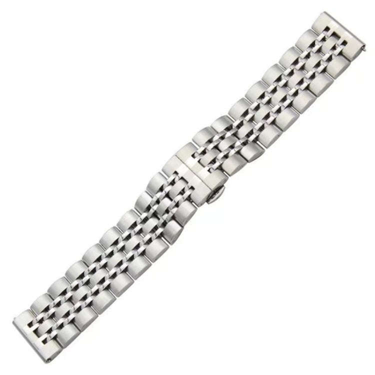 22mm For Huawei Watch GT2e GT2 46mm Seven Stainless Steel Watch Band(Silver)