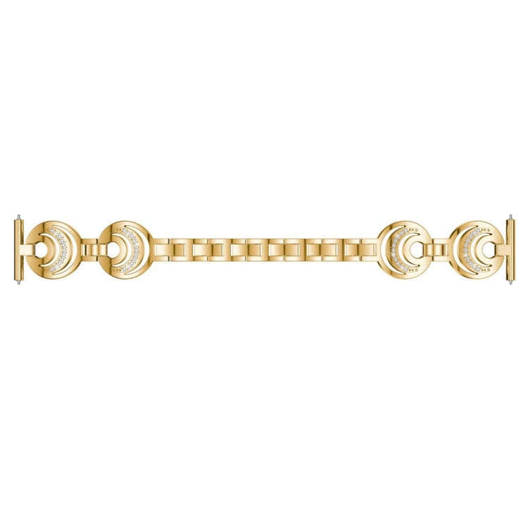 22mm For Huawei Watch GT2e GT2 46mm Sun Moon Star Aluminum Alloy Watch Band(Golden)