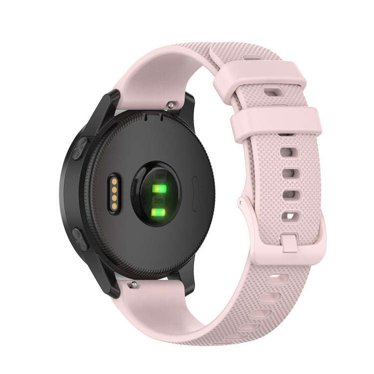 For Garmin Vivoactive 4 22mm Silicone Watch Band(Pink)