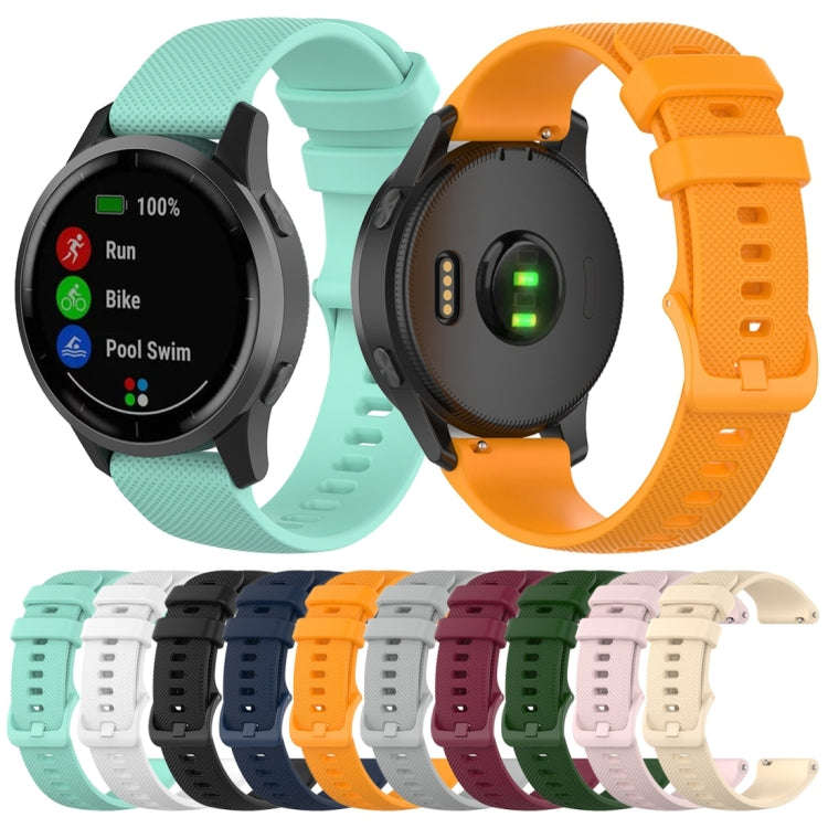 For Garmin Vivoactive 4 22mm Silicone Watch Band(Gray)