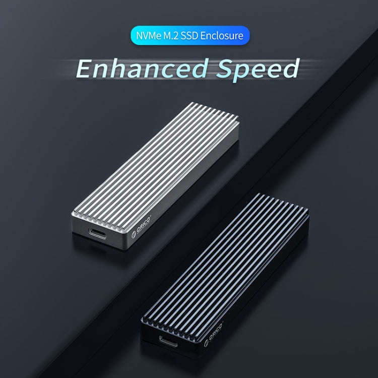 ORICO M2PJ NVME M.2 SSD Enclosure(Silver)