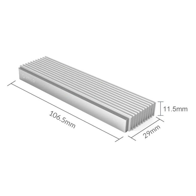 ORICO M2PJ NVME M.2 SSD Enclosure(Silver)