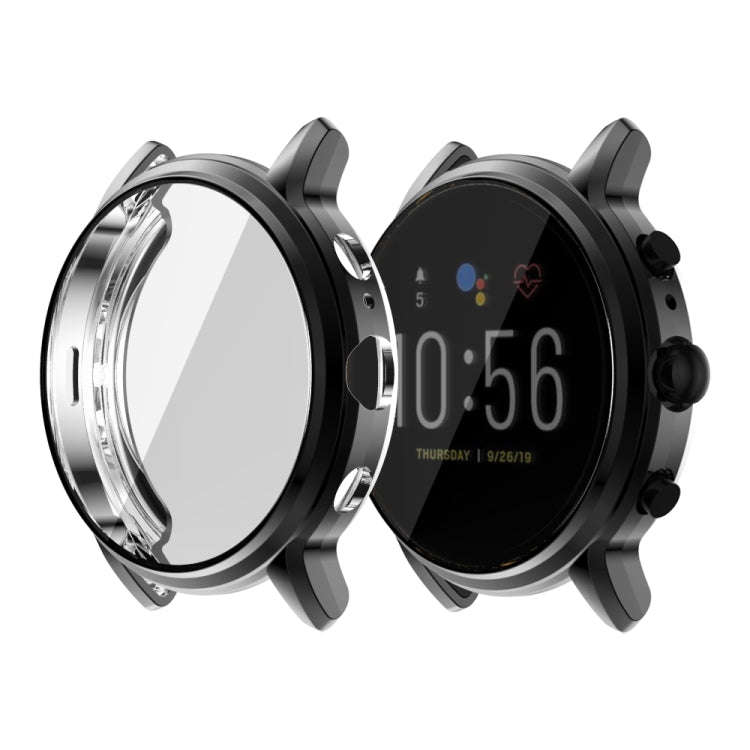 Suitable for FOSSIL Gen 5 Carlyle All-inclusive Electroplated TPU Protective Shell(Black)