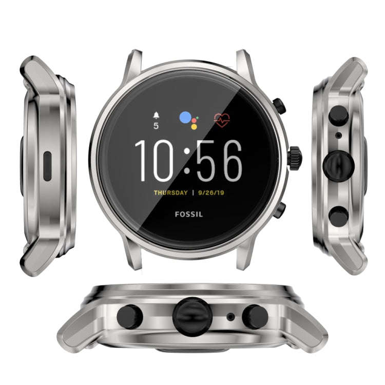 Suitable for FOSSIL Gen 5 Carlyle All-inclusive Electroplated TPU Protective Shell(Silver)