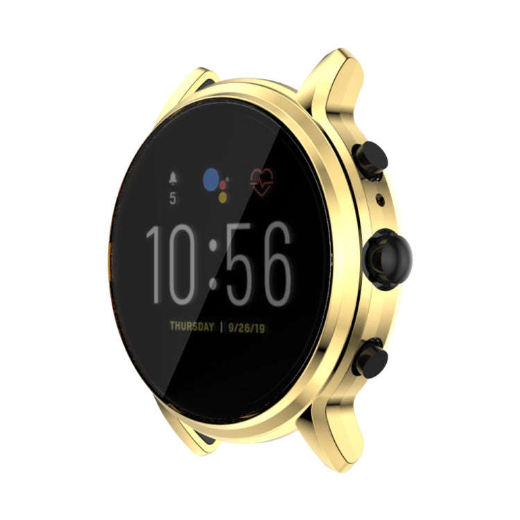 Suitable for FOSSIL Gen 5 Carlyle All-inclusive Electroplated TPU Protective Shell(Gold)