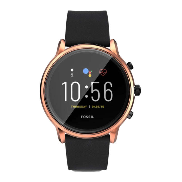 Suitable for FOSSIL Gen 5 Carlyle All-inclusive Electroplated TPU Protective Shell(Rose gold)