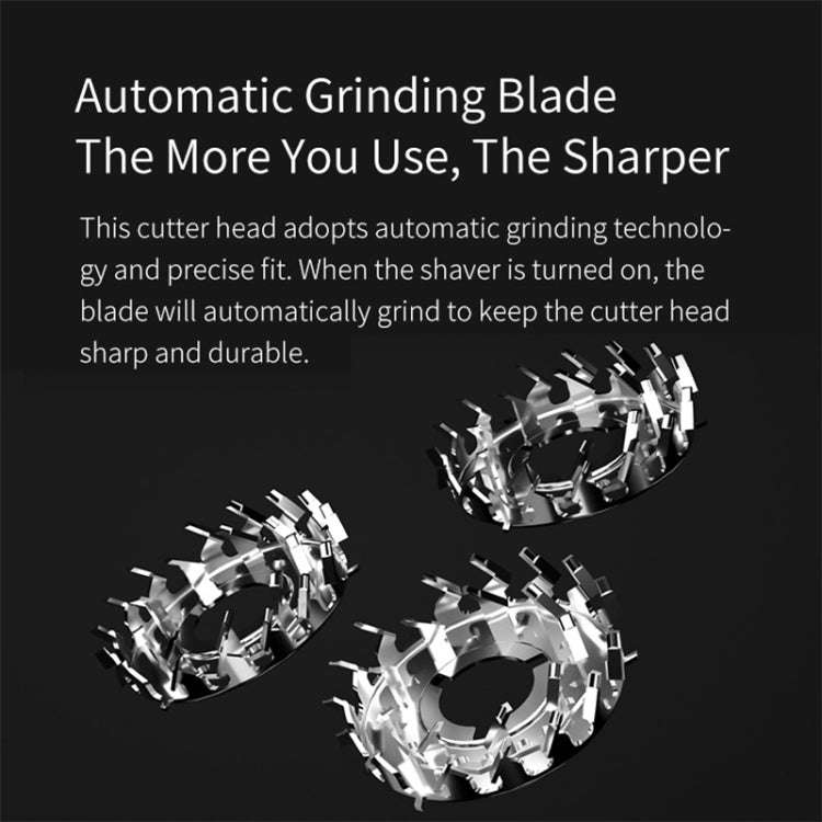 Original Xiaomi Youpin Yingqu Blackstone3 Men Portable Face Care Three Cutter Heads Electric Shav...
